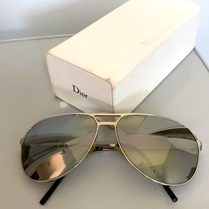 Dior mirror aviator sunglasses